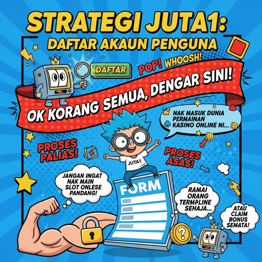 Strategi Juta1: Daftar Akaun Pengguna & Kasino