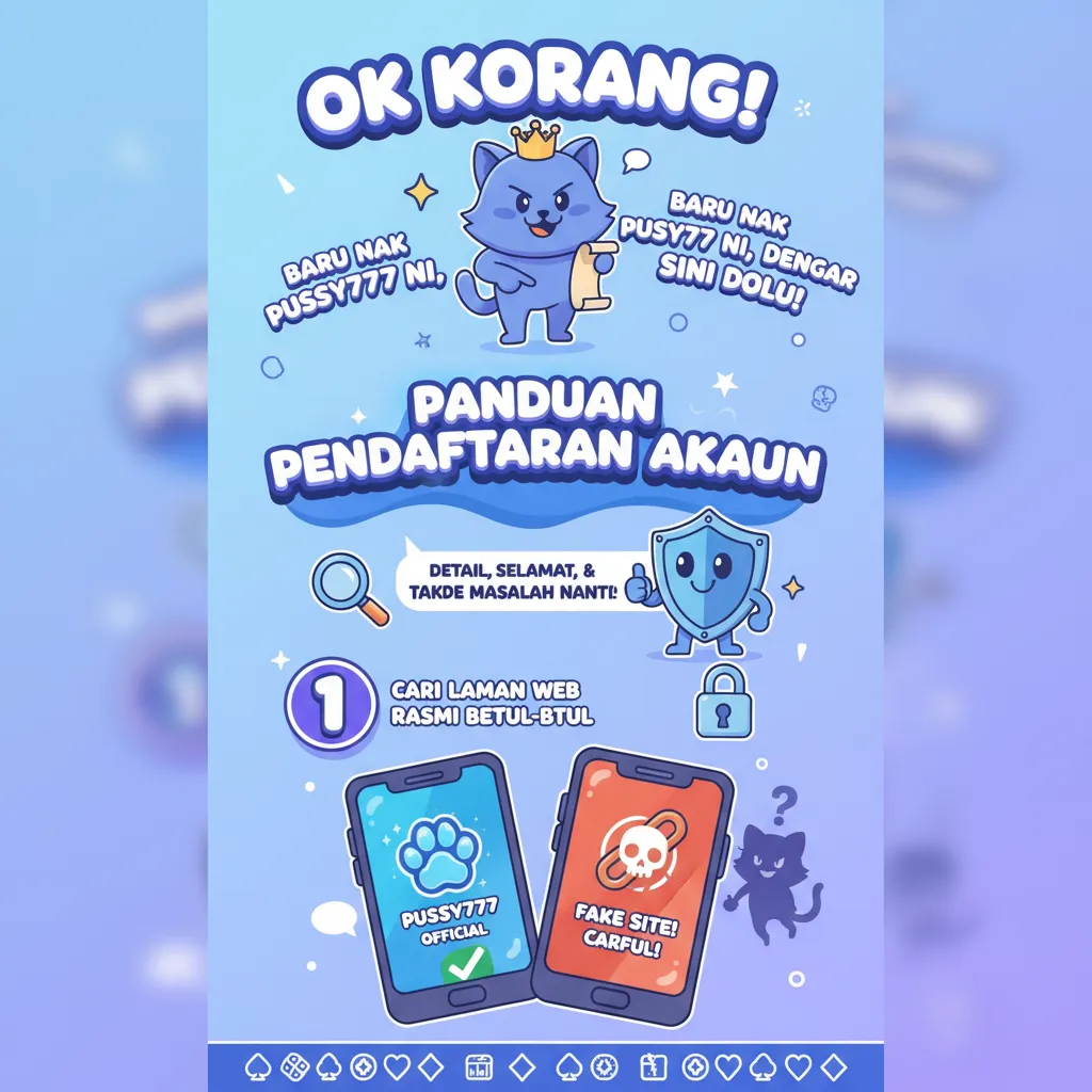 Panduan Pendaftaran Akaun Pussy777