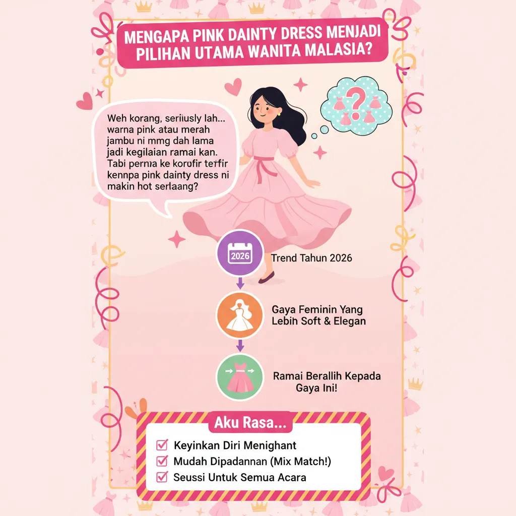 Mengapa Pink Dainty Dress Menjadi Pilihan Utama Wanita Malaysia?