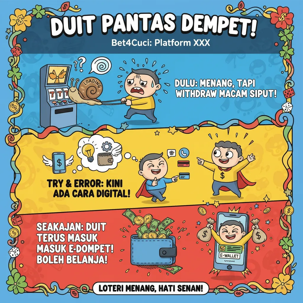 Cara Pengeluaran Wang Pantas melalui E-Dompet bet4cuci